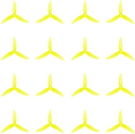 16 PC -uri hqprop 4x2.5x3v2s galben -pentru drone FPV
