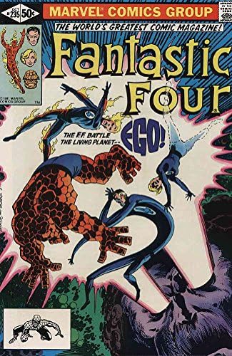 Cei patru fantastici 235 FN; carte de benzi desenate Marvel / John Byrne Ego planeta vie