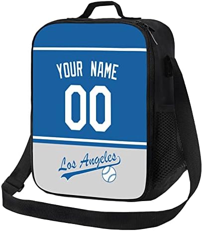 ANTKING Los Angeles Lunch Box Lunch Bag Cooler personalizat orice nume și orice număr cadouri personalizate pentru copii bărbați