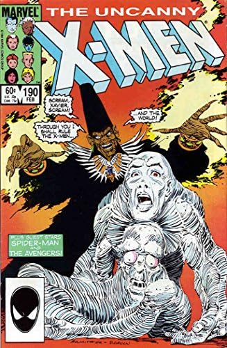 X-Men neobișnuiți, VF 190; carte de benzi desenate Marvel / Chris Claremont Spider-Man Avengers