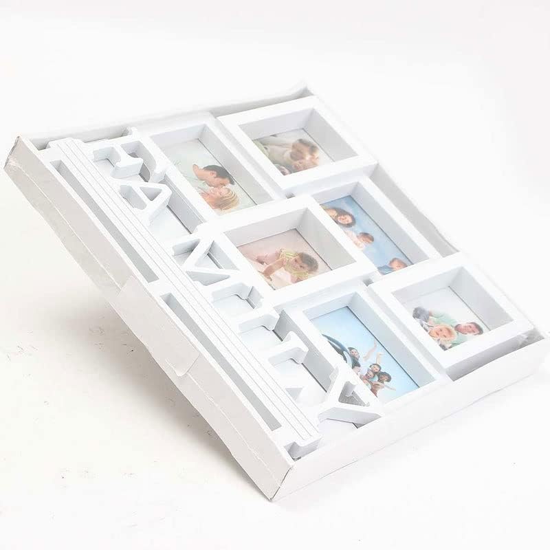 Familia de memorie familială cadru foto plastic plastic agățat poza afișare 6 multifuncțional foto cu rame foto decorare acasă
