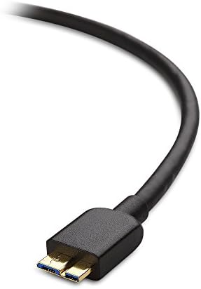 Cablu contează scurt Micro USB 3.0 Cablu de 3 ft în negru