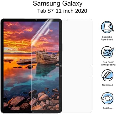 Protector cu ecran mat 3-pachet Weofun pentru Samsung Galaxy Tab S8 2022 / Tab S7 2020, Matte Feel pentru scriere și desen