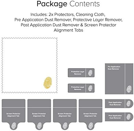 Film de protecție cu ecran anti-glare Matte Matte Compatibil cu Lenovo ThinkVision 24 [pachet de 2]