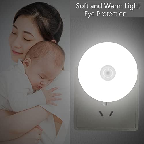 Conectați lumina de noapte cu comutator, lumină de perete cu ton reglabil de 3 culori, lumină caldă/lumină albă/lumină albă