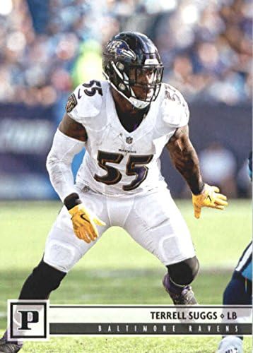 2018 Panini NFL fotbal 23 Terrell Suggs Baltimore Ravens Card oficial de tranzacționare