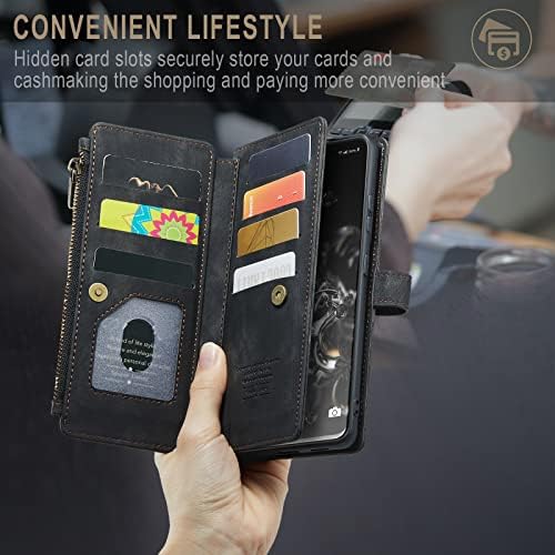 Husă pentru telefon Asuwish pentru Samsung Galaxy S20 Ultra Glaxay S20ultra 5g Husă pentru portofel și Protector de ecran din