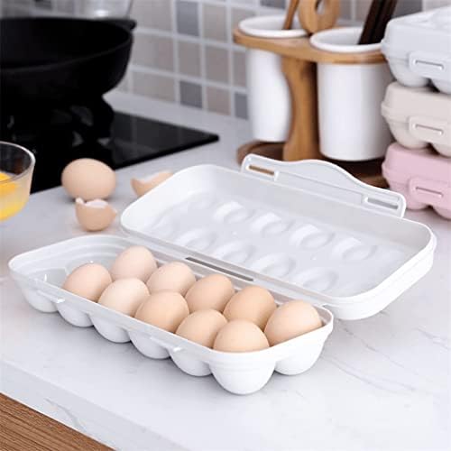 Jahh 18 grile suport pentru tavă pentru ouă cutie de depozitare rezistentă la șocuri frigider container Crisper cutie de depozitare