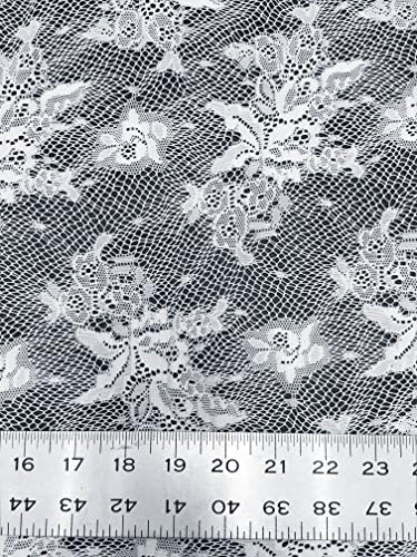Nailon Spandex Dantelă Florale Design Fabric