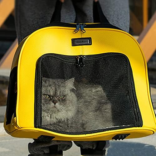NSDRBX Geantă de umăr transparentă și respirabilă, suport portabil pliabil, Detașabil și lavabil la mașină, suport pentru animale de companie potrivit pentru pisici, câini și animale mici