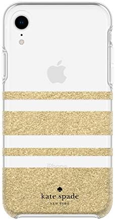Kate Spade New York Black/Cream Felier Carcasă pentru iPhone XR - Soft Touch Protective Hardshell