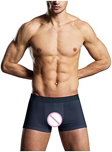 Boxeri pentru bărbați boxer pentru bărbați lenjerie talie elastică culoare confortabilă culoare solidă de dimensiuni mari bărbați