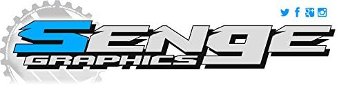 2015-2020 CRF 230 F Zany Pink Senge Graphics Kit complet cu Rider I.D. Compatibil cu Honda