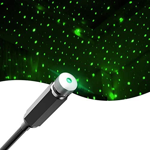 ROLEES Star proiector Night Light reglabil Romantic Galaxy flexibil USB interior lumini auto, decorațiuni portabile pentru