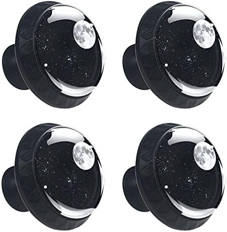 Lagerery sertar butoane Galaxy Space Moon Cabinet butoane pentru pepinieră cameră Dresser butoane rotunde decorative butoane
