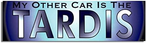 Gear Tatz - Cealaltă mașină a mea este TARDIS - TV Tribute Tribute - Magnet auto - 2,75 x 9,5 inci - Fabricat profesional în