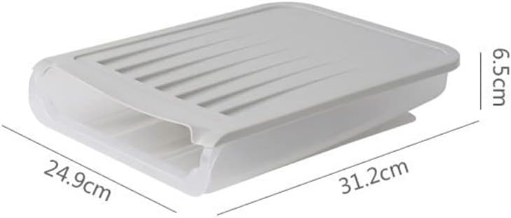 PDGJG cutie de depozitare a ouălor din Plastic unelte de Bucătărie frigider cutie de depozitare Picnic în aer liber 18 Grid