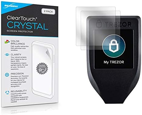 Protector de ecran Model Trezor T, Boxwave® [Cleartouch Crystal] HD Film Skin - Scuturi de la zgârieturi pentru modelul Trezor