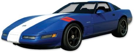 Phoenix Graphix înlocuire pentru 1996 Chevrolet Corvette Grand Sport decalcomanii & amp; dungi Kit-Alb / Albastru