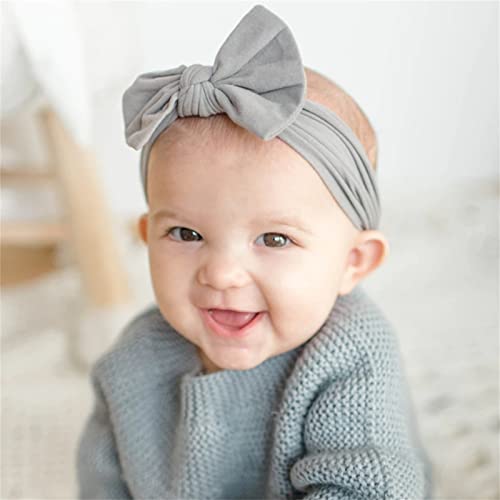Toddler pentru sugari Baby Boys fete Solid Bow Hairband Headwear Headband Elastice păr păr accesorii pentru