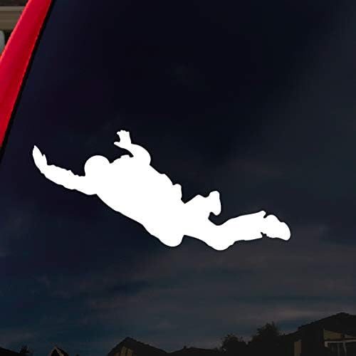 Socooldesign Skydiving Freefall Mașină Fereastră Vinil Decal Sticker de 4 lățime