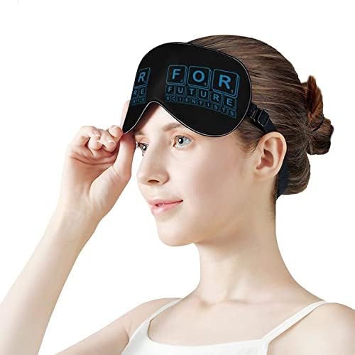 Pentru viitorii oameni de știință, masca de somn de somn durabil, cu ochi moi, cu o curea reglabilă pentru bărbați pentru femei