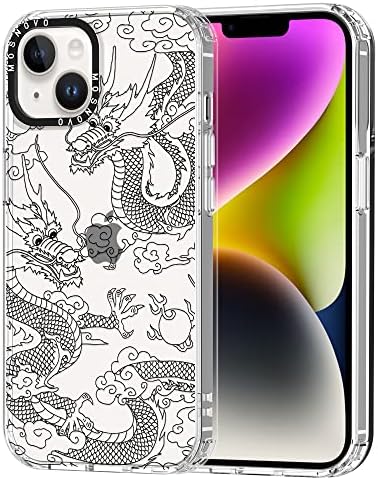 Mosnovo compatibil cu carcasa iPhone 14 Plus, [Bufferch 6.6 ft Drop Impact] [Anti Peel Off Tech] Clear TPU Bumper Women Girl