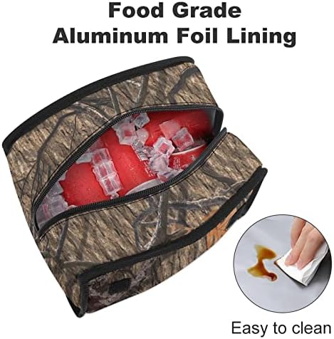Deer Hunter Camo model prânz sac izolate Leakproof Cooler Tote Box cu curea de umăr reglabilă pentru munca Picnic Camping