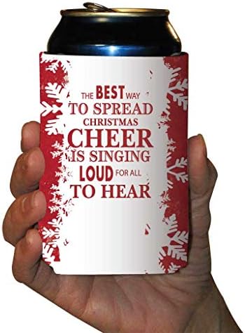 VictoryStore Can și Băuturi răcitoare - Crăciunul poate răci cel mai bun mod de a răspândi vesela de Crăciun, set de 6