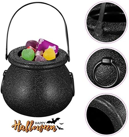 BESTOYARD Halloween Decor 10buc Halloween bomboane găleți Decorative Negru dovleac găleată truc sau trata găleți la îndemână