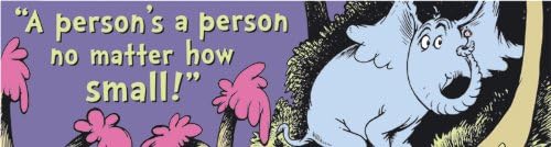 Eureka Dr. Seuss înapoi la școală Horton aude un Banner de clasă OMS, 12 x 45